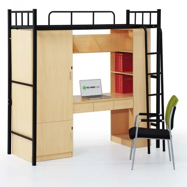 Lit design/table d'étude de lit/canapé-lit double lit