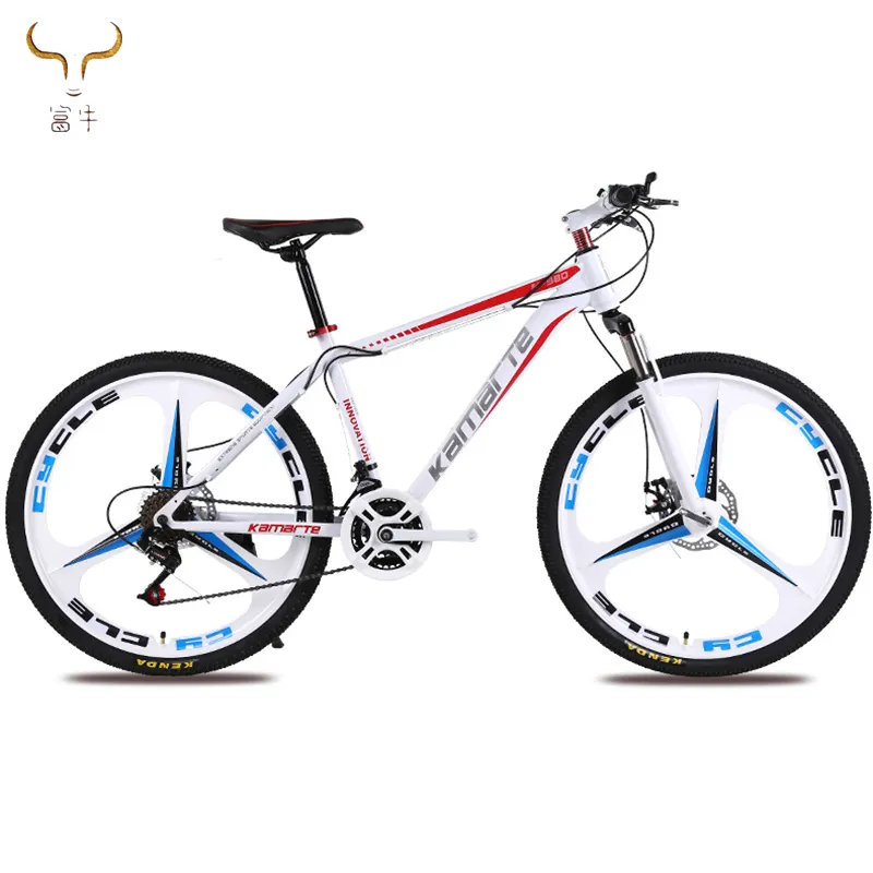 Bicicleta mountain bike, material de liga de alta qualidade, disco de freio hidráulico de 26 "polegadas, 27 velocidades, 3 raios, mountain bike, mtb, bicicleta para venda