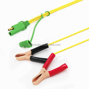 สายแบตเตอรี่ที่มีคลิปจระเข้หนักแบบมีสายเชื่อมต่อหญิง SAE 2ขา - Product Image 5