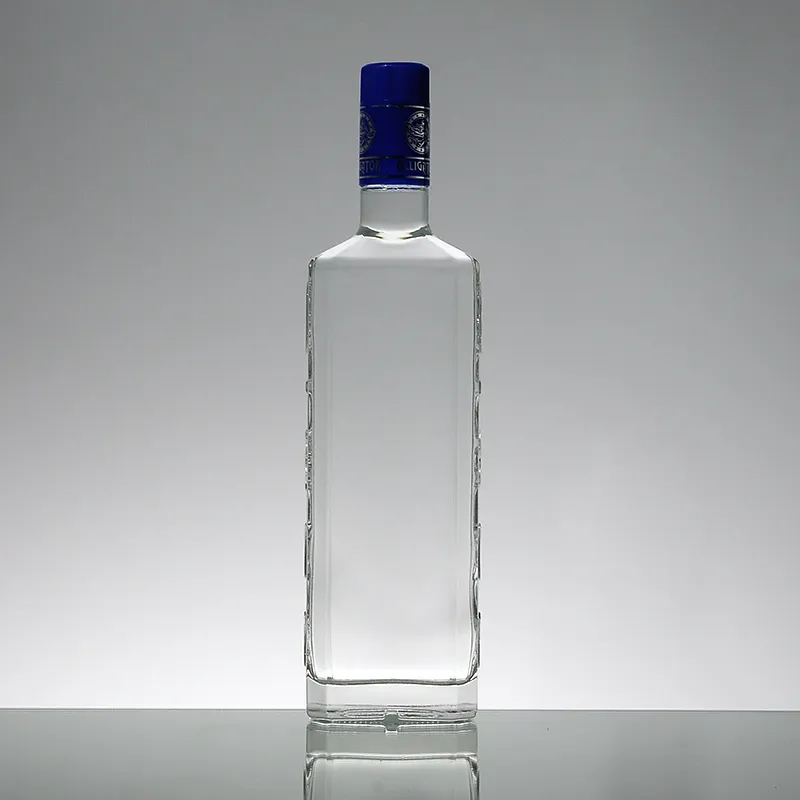 Botella de whisky de cristal superpremium, 750ml, 700ml, 500ml, 1L, venta al por mayor