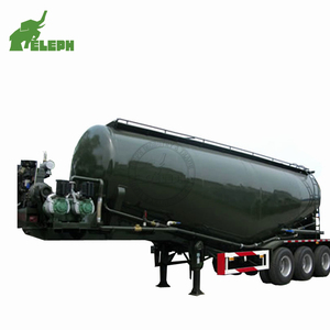3 Axles Power Material Dry <strong>Bulker</strong> 40 <strong>Tons</strong> Bulk <strong>Cement</strong> tank Truck Trailer