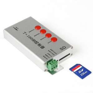 T-1000B sd card пиксель контроллер программируемый SPI выходной сигнал полноцветный светодиодный диммер - Product Image 4