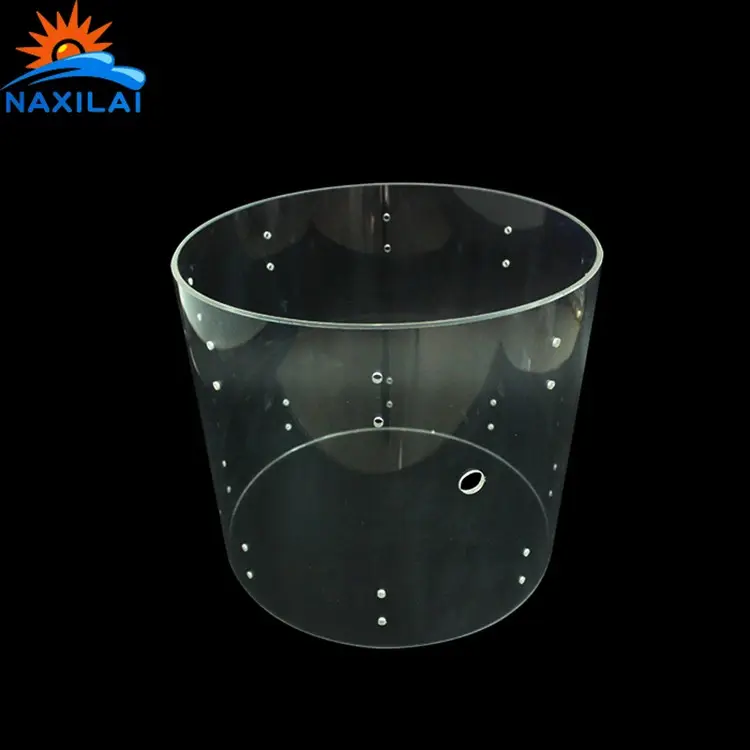 Naxilai Wholesale Factory Colored Acrylic Tube Acrylic Drum Shells Clear Drum Shell Acrylic Tube Pipe