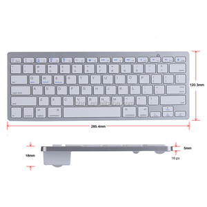 Cheap Universal Ultra-slim Mini <strong>Wireless</strong> <strong>Keyboard</strong> <strong>for</strong> Macbook iPad Android Tablet Windows BT3.0 <strong>Wireless</strong> <strong>Keyboard</strong> - Product Image 2