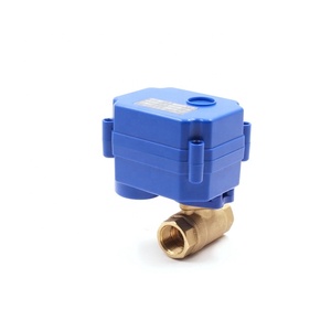漏水检测系统用交流直流电机控制球阀截止阀5V 12V 24V 1/4英寸至1英寸 - Product Image 2