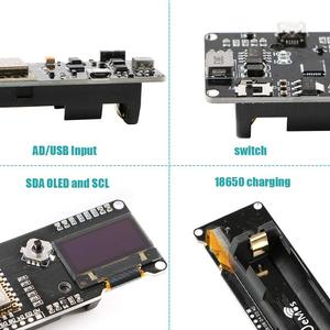 Nodemcu ESP8266 Geliştirme Kurulu WiFi Kiti ile 0.96 inç OLED Ekran Aduino18650 5-12 V 500mA Arduino için ESP8266 nodeMCU