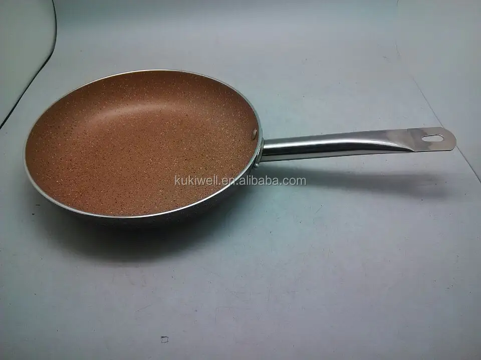 double dot marble coating 24cm alu frying pan