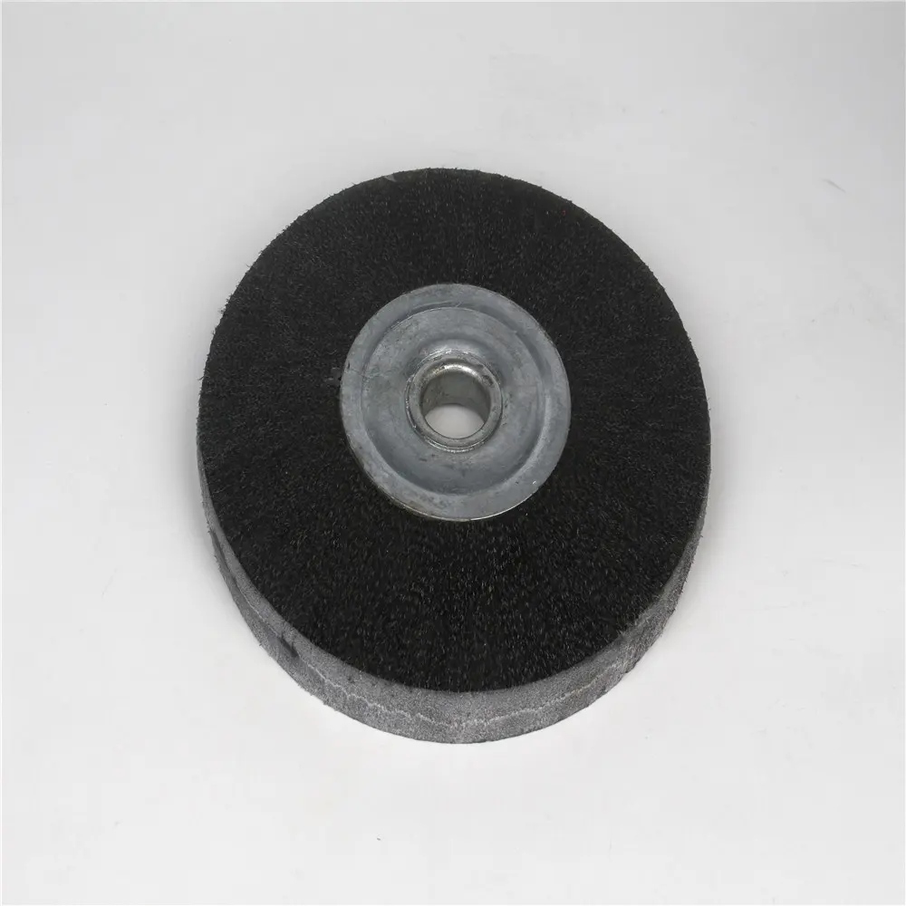 Ingekapseld rubber materiaal voor wiel crimp borstel