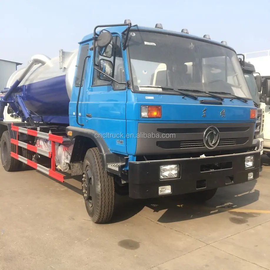 China Chengli 10000L Abwasser Saug wagen, Vakuumpumpe Abwasser tanker Klär wasser Tank Trucks Preis zu verkaufen