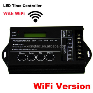 TC420 <strong>Programmable</strong> WiFi Controller LED Time Aquarium Lighting Timer Light Timer 12V 24V RGB - Product Image 2