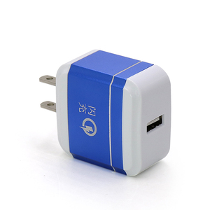 Costa Rica/ปานามา/Columbia หนึ่งพอร์ต USB Wall Charger (2.0 Amp) -สีฟ้า (2-Pack) - Product Image 5