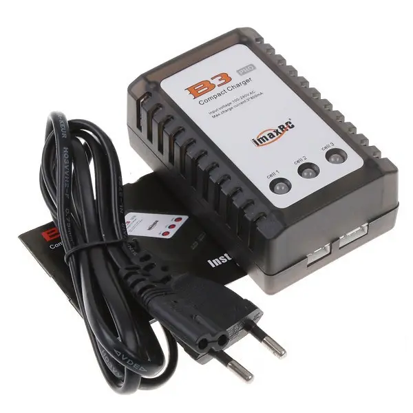 IMAX B3 IMAX RC Pro เครื่องชาร์จขนาดกะทัดรัด B3AC 2S 3S 7.4V/11.1V ลิเธียม Lipo RC แบตเตอรี่สมดุล carregador สำหรับ Zippy turnigy Pack