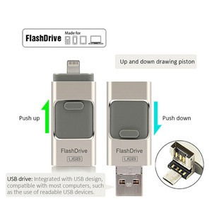 มัลติฟังก์ชั่3 In 1 Otg Usb แฟลชไดรฟ์สำหรับ iPhone IOS และ Android กับ CE Rohs FCC ได้รับการอนุมัติ - Product Image 6