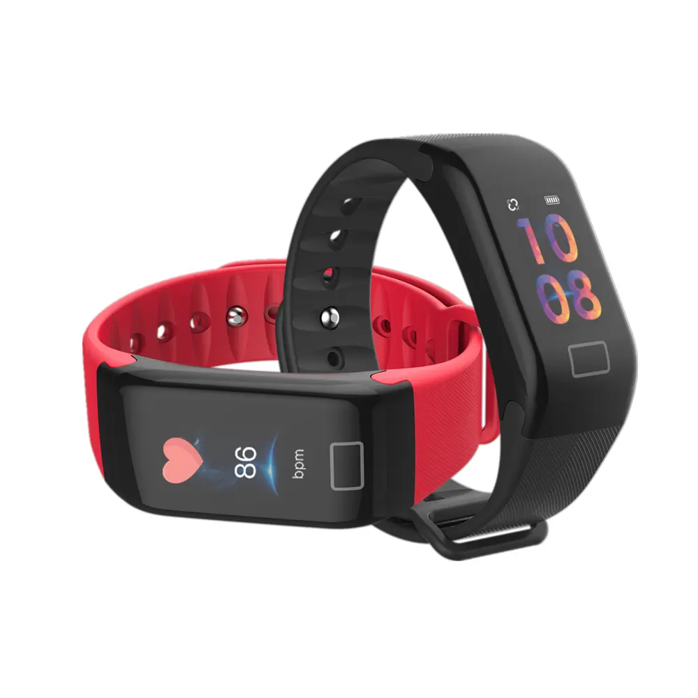 F1 Plus Smart Band Health Care Tracker Bracelet Call Reminder Wearfit Real-time Heart Rate Monitor Fitness Smartwatch