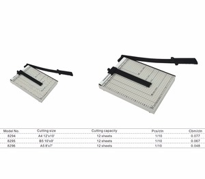 A4 cầm tay Giấy Thủ Công cắt với an ninh lưỡi cho cắt thẻ quà tặng văn phòng màu đen giấy tông đơ của nhãn hiệu thép giấy Cutter B5 - Product Image 2