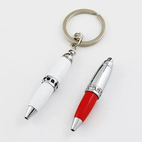 Stylo à bille en cristal avec strass, 10 pièces, cadeau, vente en gros, usine, personnalisé, mini stylo à bille en cristal avec porte-clés