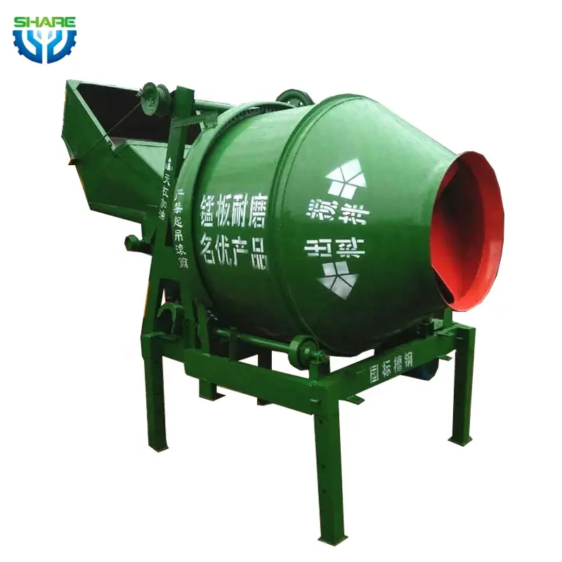 1 Bagger Concrete Mixer Capacity Electric Second Hand Cement Mixer