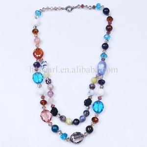 瑪瑙Druzy Quartz Geode Stoneジェムストーンネックレス - Product Image 2