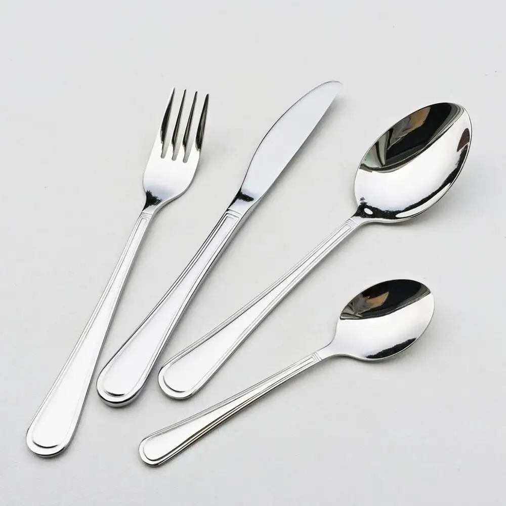 B300 # design classico stile di Euro di posate in acciaio inox lucidatura a specchio cena cucchiaio forchetta tè cucchiaio cena coltello