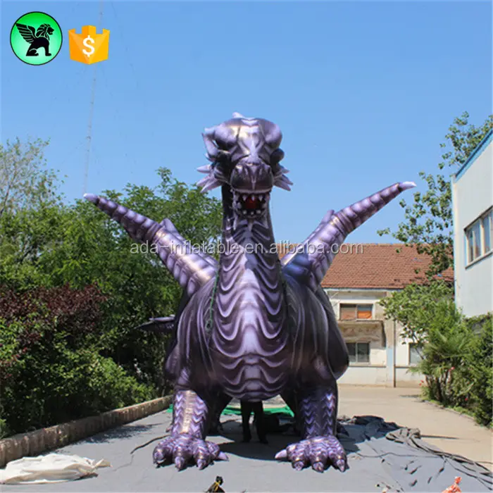 Giant Cartoon Inflatable Dragon Model 5M High Event Dragon Inflatable For Decoration A3203