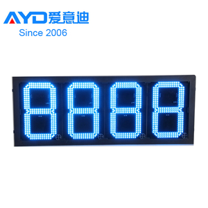 Brasiliano Colombia prezzo di fabbrica di colore blu stazione di servizio 5 cifre 7 segmento Display LED numero di bordo - Product Image 1