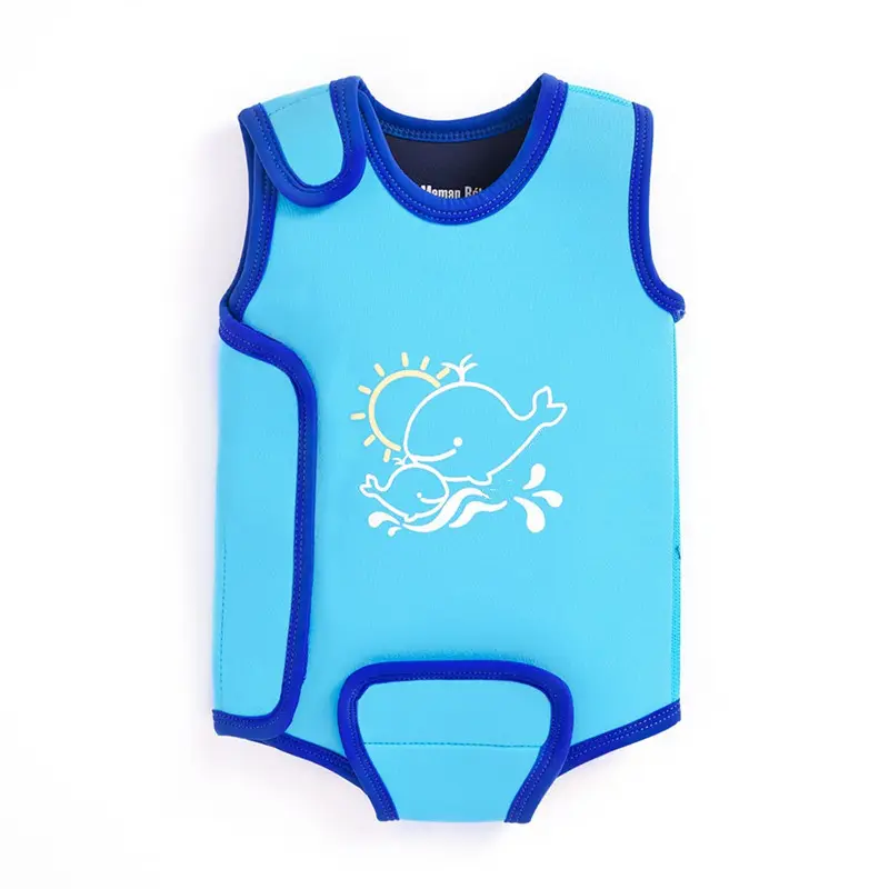 Oem Toddler Swimsuit Swimwear Infant Neoprene One Piece Bathing Baby Wrap Wetsuit