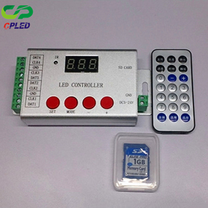 H802SE Matrice Programmabile DMX Controller SD Card 6144 LED DC5V-24 V regolatore di illuminazione a LED - Product Image 2