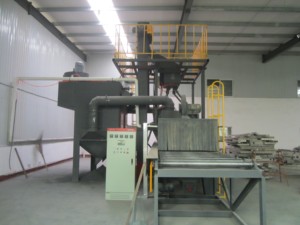 Automatic Sandblasting <strong>Machine</strong> for Steel bar Rust Remove
