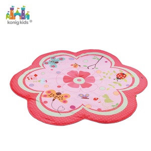 Konig çocuklar bebek katlanabilir oyun matı spor oyuncak ile ışık projeksiyon müzik pembe çiçek bebek oyun matı s bebek oyun matı - Product Image 5