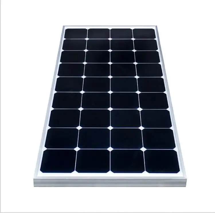 सौर ऊर्जा 150 डब्ल्यू मोनोक्रिस्टलाइन सिलिकॉन सौर पैनल प्रति वात सौर पैनलों की सबसे कम कीमत