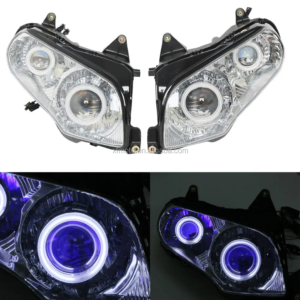 Angel eye hid projetor demon eye farol, para honda gl 1800 gl1800 2001-2014