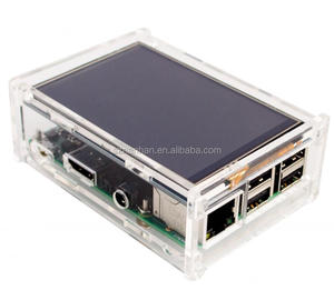 Acrylic <strong>Case</strong> Compatible for <strong>Raspberry</strong> <strong>Pi</strong> 2 Pi3 Model B +<strong>3</strong>.5&quot; LCD TFT Touch Screen Display - Product Image 1