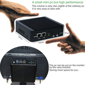 Iwill j3710 <span class=keywords><strong>Quad</strong></span> <span class=keywords><strong>Core</strong></span> <span class=keywords><strong>Mini</strong></span> PC Dual Nic Win10 Sistema Barebone sem ventilador para computador com slot para SIM