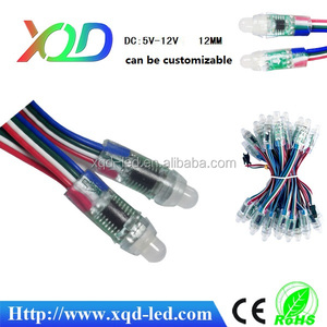Dmx9883dc5v-12v12mm防水<span class=keywords><strong>led</strong></span>ピクセルライト深センからxqdピクセルライトwsと2811ws28016803ipd