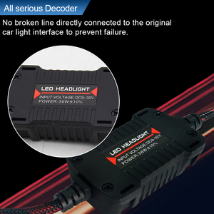 Canbus Hata Ücretsiz Süper Parlak 12000 Lümen Patlama Dekoder Canbus 9005 9006 H1 H3 h11 h7 h4 F2 LED Far - Product Image 2