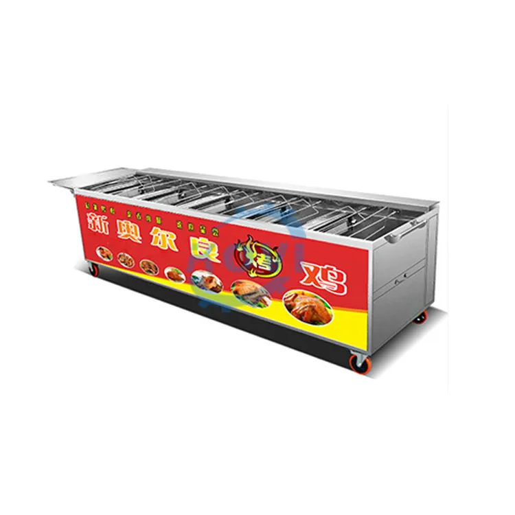 Máquina de parrilla automática de alas de pollo, comercial, precio de máquina de parrilla yakitori