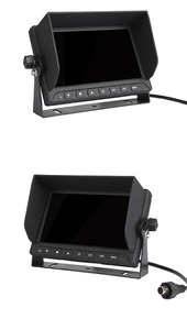 <strong>Reversing</strong> <strong>System</strong> 7 Inch Monitor With Quad Screen and Rear View Camera - Product Image 5
