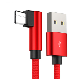 快速USB C至C型手机充电电缆新设计90度安卓USB电缆OEM和ODM工厂价格制造商 - Product Image 1