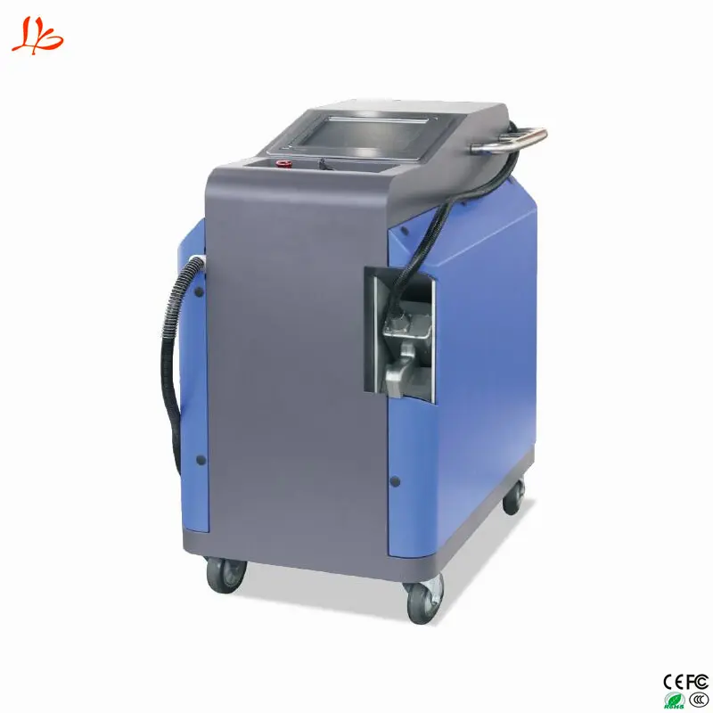 Taşınabilir LY CL100 lazer temiz makinesi 100W de-paslanma Metal yenileme işareti taş temizleme
