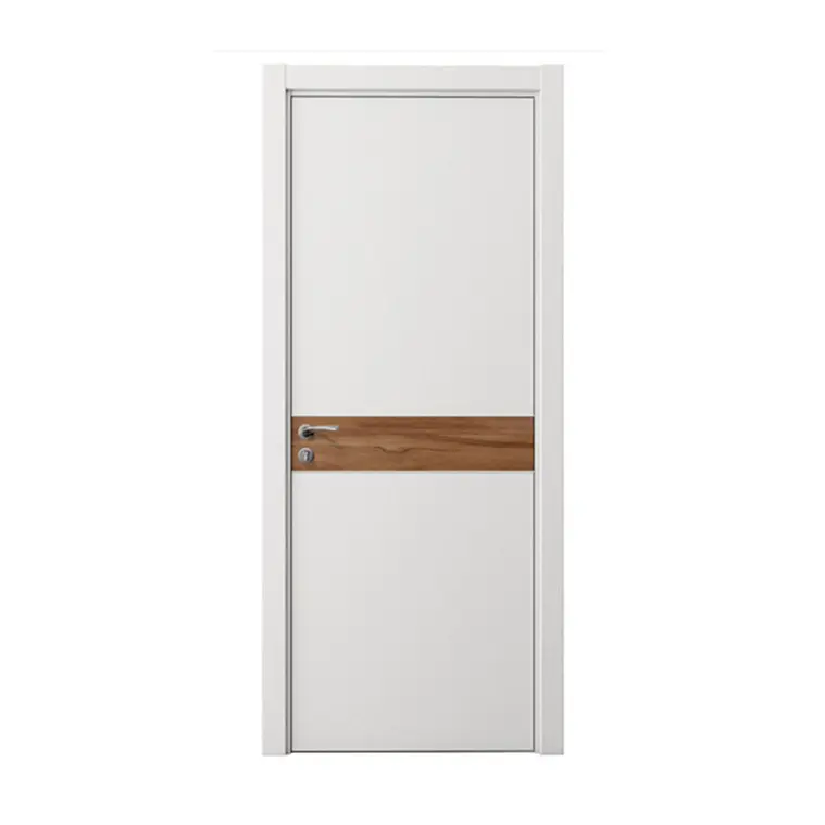 Paneles decorativos modernos para puerta Interior, modernos, de madera, baño, moldeados, puerta de melamina