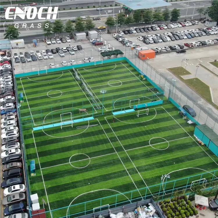 ENOCH चीनी सिंथेटिक घास फुटबॉल फुटबॉल मैदान के लिए कृत्रिम लॉन