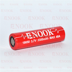 המניה ענק Enook 3300mah 18650 סוללה enook 18650 סוללה 40A