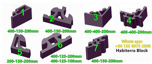 Hidráulica automática QT4-18 habiterra ladrillo bloque de enclavamiento moldes de la máquina - Product Image 5