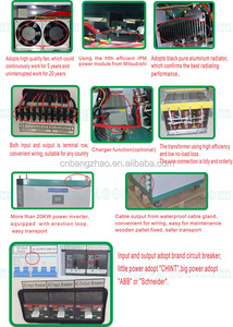 500kw מתח גבוה 650vdc 440vac תלת פאזי ממיר עומס מחוץ לעמוד מערכת inverters עבור מנוע