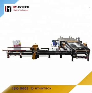 Automatic <strong>4</strong> Sides Wood Base Board Edge Trimming <strong>Saw</strong> Wood Sizer Machine Double End Trimming <strong>Saw</strong> - Product Image 4