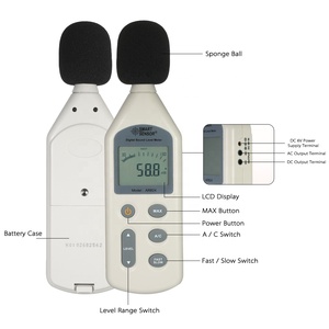 30-130dBA高精度数字声级计LCD分贝计声表噪声测量仪db监控测试仪 - Product Image 3