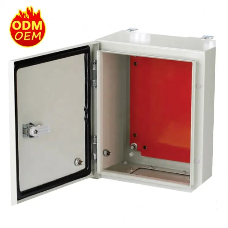 Caja de panel de control de montaje en pared, caja de distribución IP65 (SPT 403020), Gabinete eléctrico, caja electrónica de metal