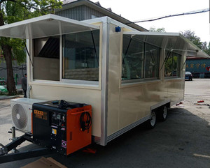 Mobile Office Van <strong>caravan</strong> <strong>Sell</strong> Ice Cream Mobile Bakery Trailer Stainless Steel Frozen Yogurt Food Truck <strong>for</strong> Sale Australia - Product Image 2