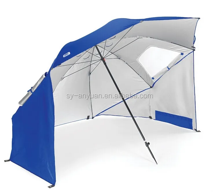 Parapluie d'extérieur, tente de plage avec protection solaire