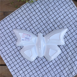 批发新设计蝴蝶形状的陶瓷小吃餐盘，用于婚礼和派对 - Product Image 6